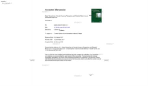 Water Reuse from a Circular Economy Perspective and Potential Risks from an Unregulated Approach